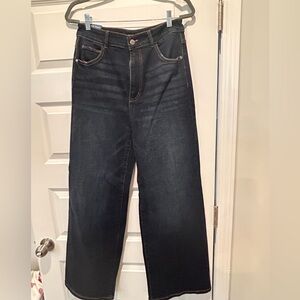 Well Worn Womens BNWT Wide Leg Dark Blue Jeans Size 10